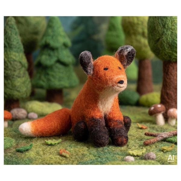Filztier - der kleine Fuchs Fino
