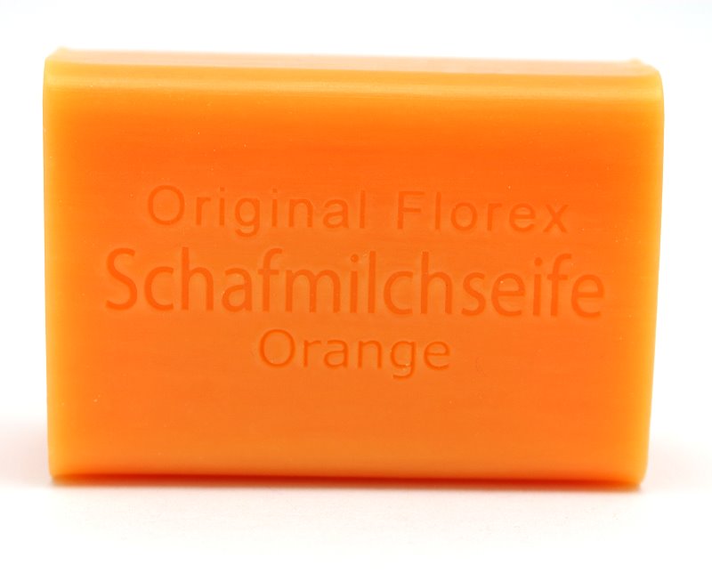 Schafmilchseife / Filzen Orange