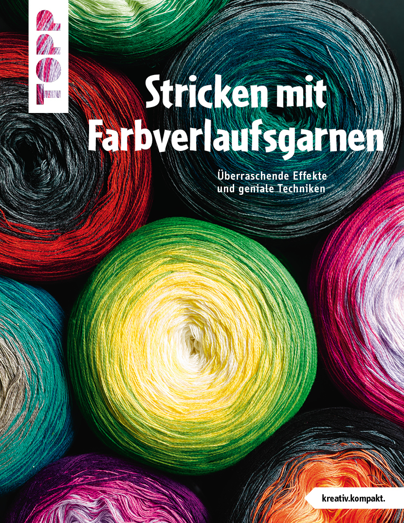 Stricken mit Verlaufsgarn