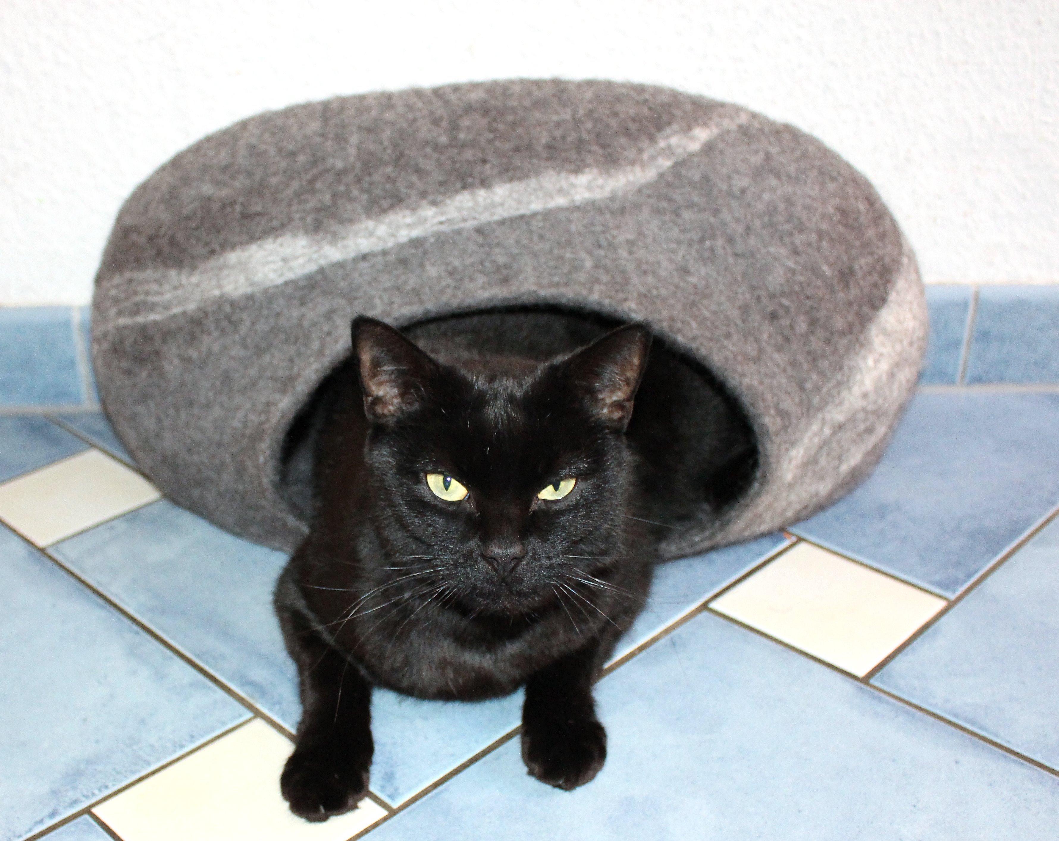 Filzanleitung Katzenhöhle - Videoanleitung zum Filzen einer Katzenhöhle Filzanleitung Katzenhöhle - Videoanleitung zum Filzen einer Katzenhöhle