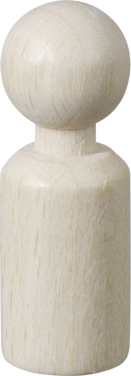 Figurenkegel Peg Dolls 6 Stück Figurenkegel Peg Dolls 6 Stück