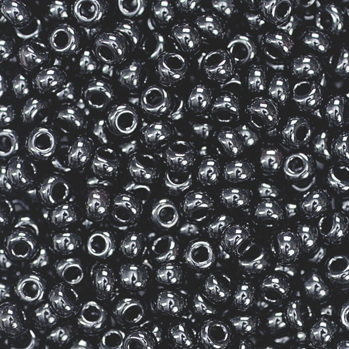 Böhm. Rocaille 2,5 mm in schwarz