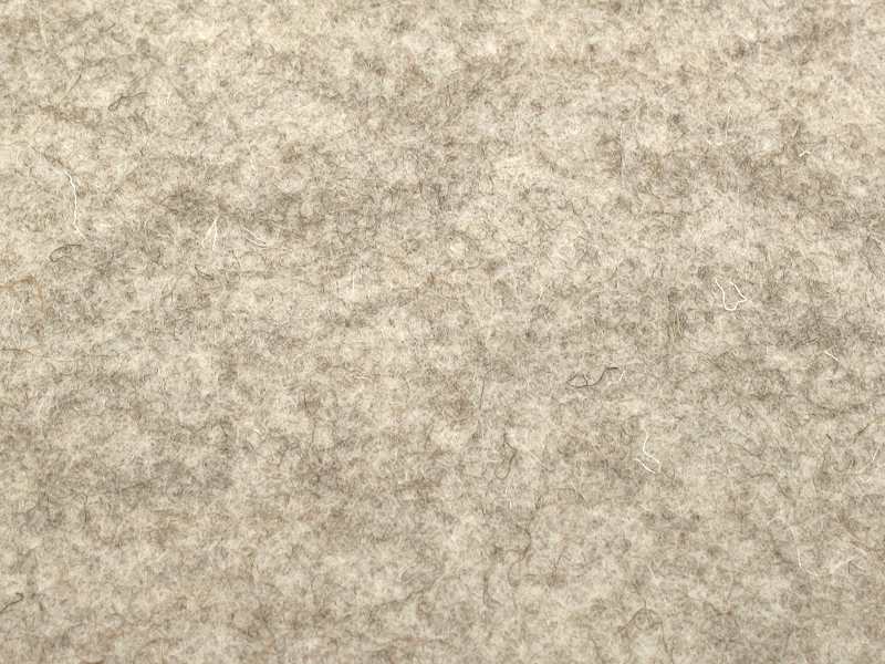 100% reiner Wollfilz naturbeige Meterware 182cm breit