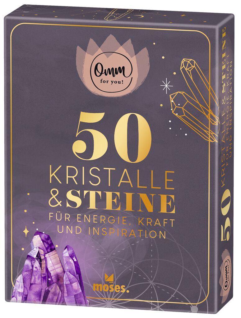 Omm for you: 50 Kristalle & Steine - Kartenset 