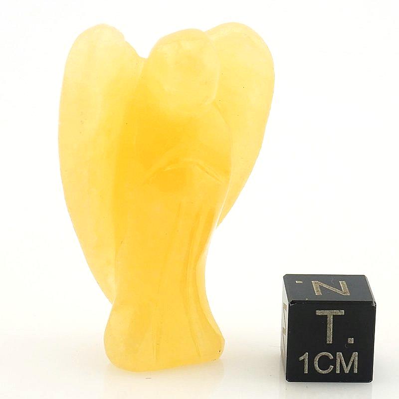 Edelstein Engel Orangencalcit 3,8 cm