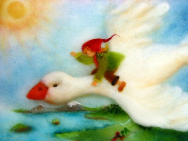 Kunstkarte * Nils Holgerson Wollbild Kunstkarte * Nils Holgerson Wollbild