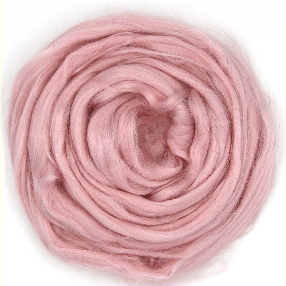 Glänzender Viskose Kammzug 50 g Glänzender Viskose Kammzug 50 g