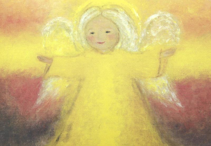 Kunstkarten Engel April Kunstkarten Engel April