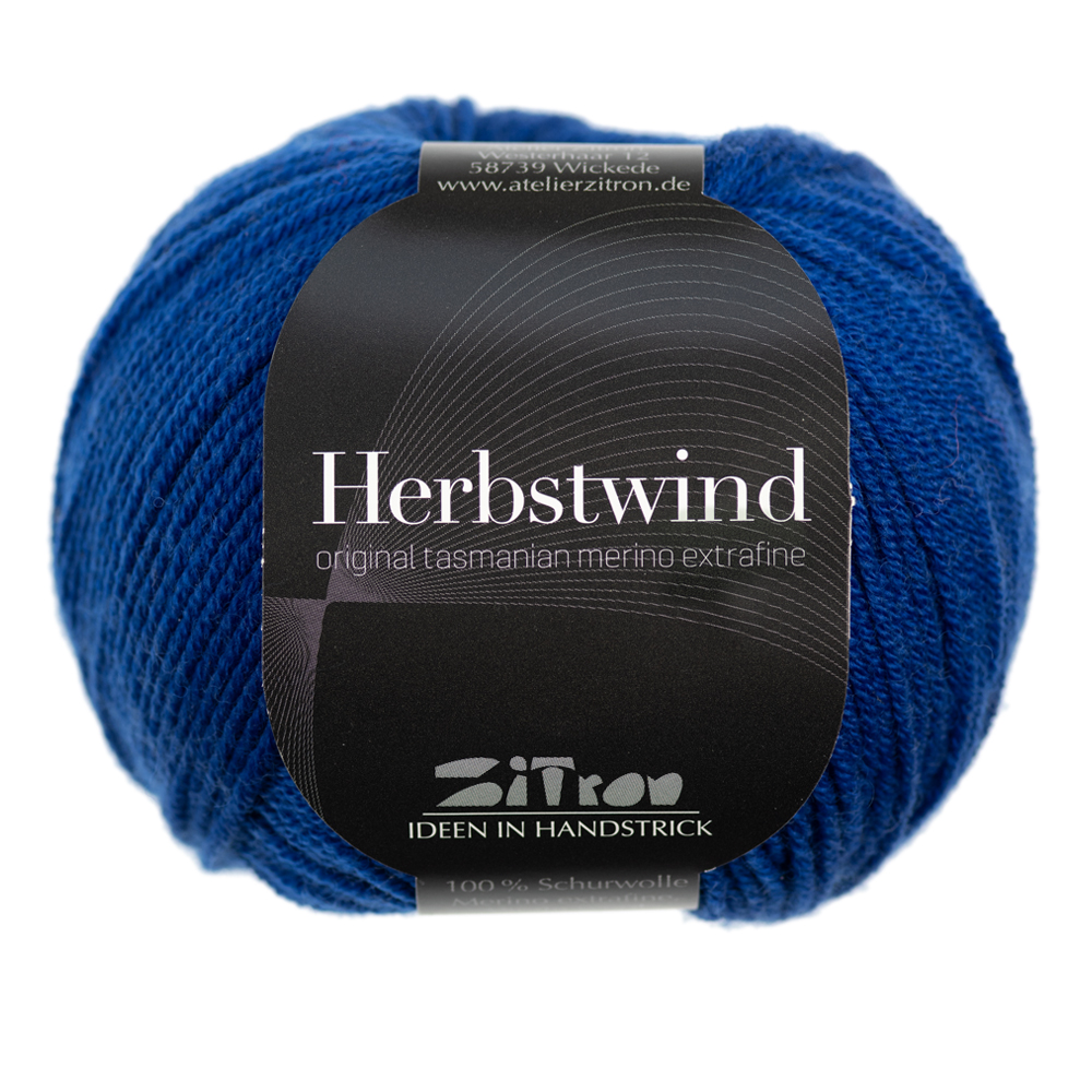 Herbstwind Merinowolle 08 ultramarine