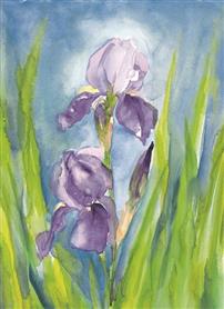 Kunstkarte Iris