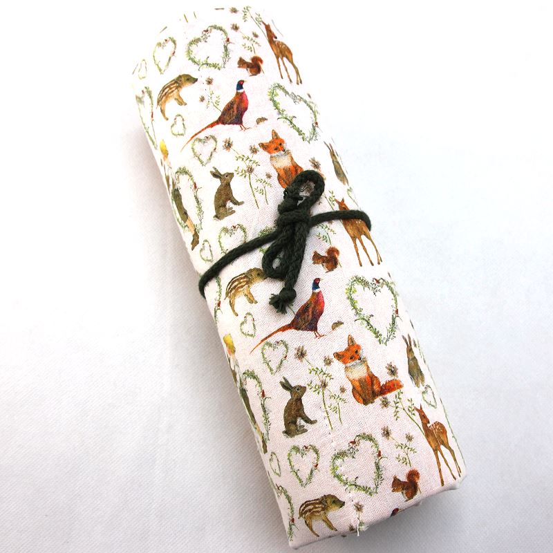 Rollmäppchen / Stiftemäppchen Waldtiere Rollmäppchen / Stiftemäppchen Waldtiere