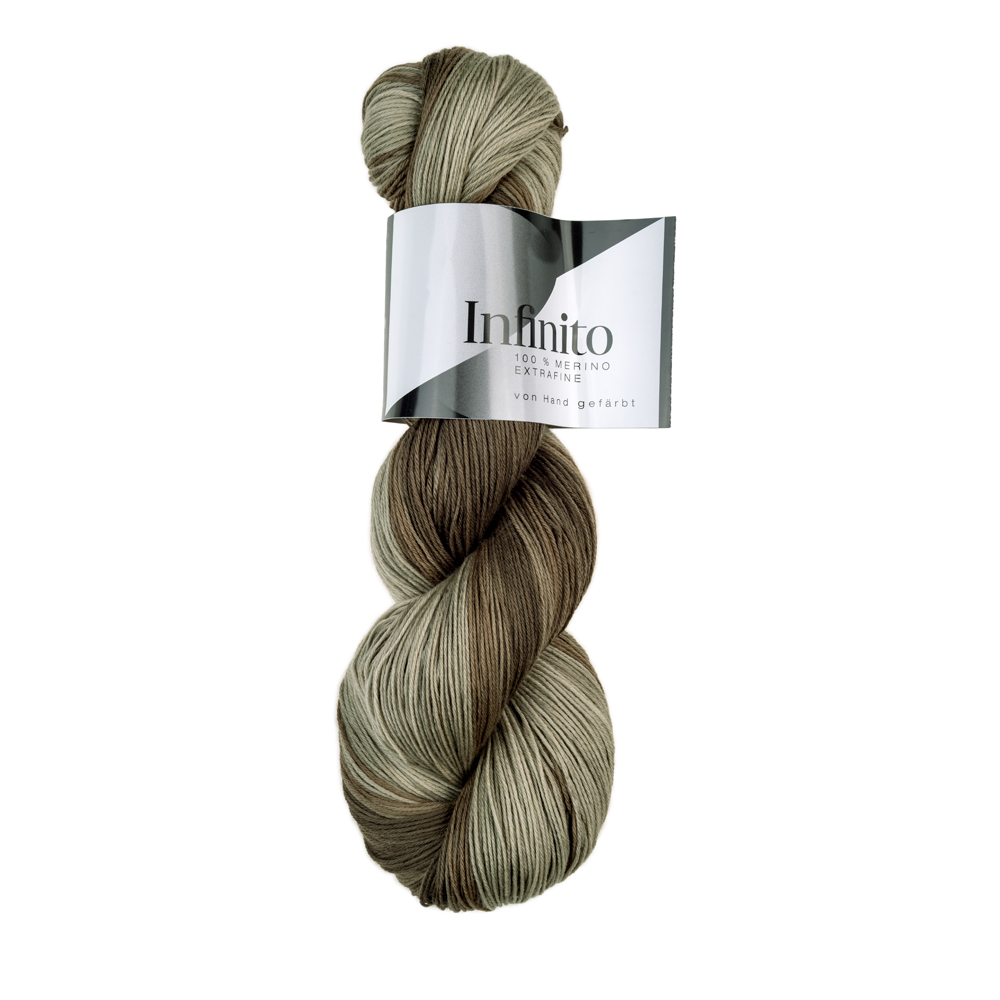 Infinito - Strickgarn aus extrafeiner Merinowolle Savanne 09