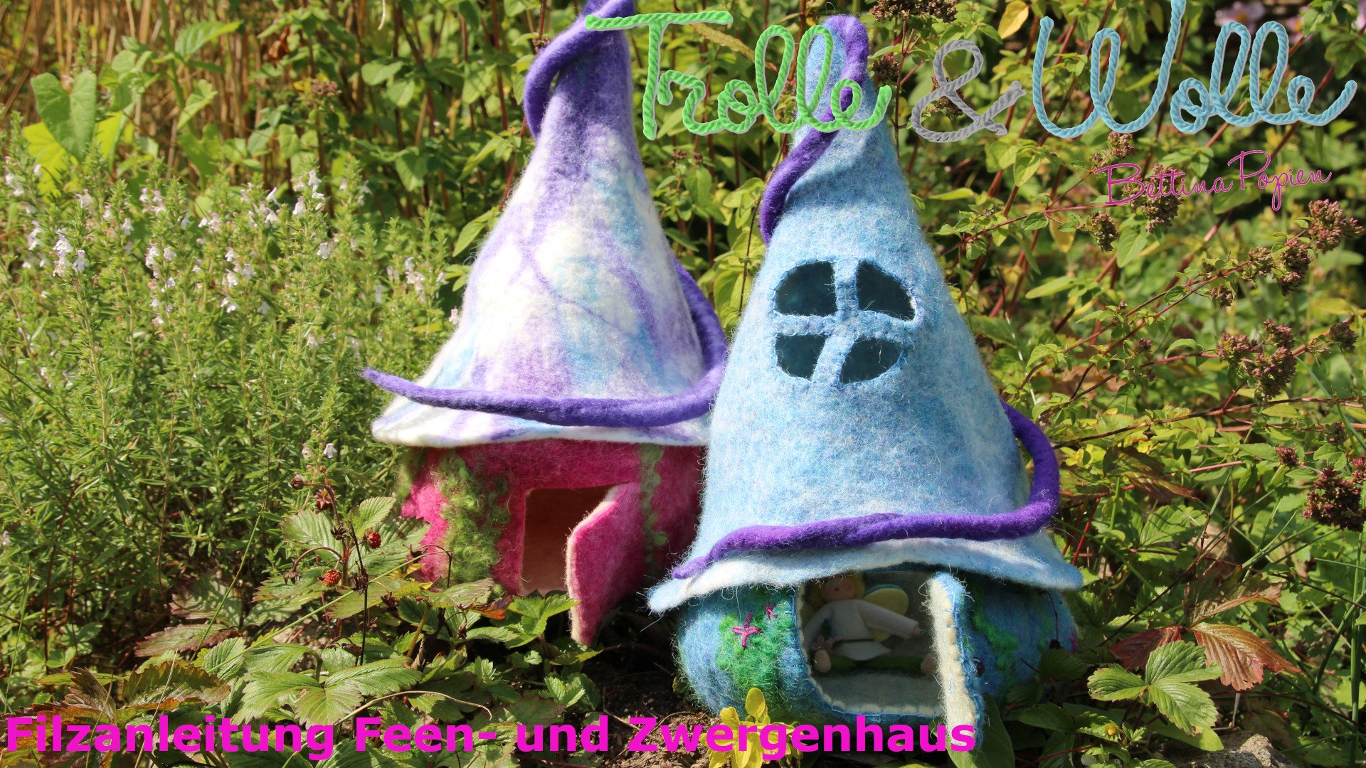 Filzanleitung: Gefilztes Feenhaus / Zwergenhaus Filzanleitung: Gefilztes Feenhaus / Zwergenhaus