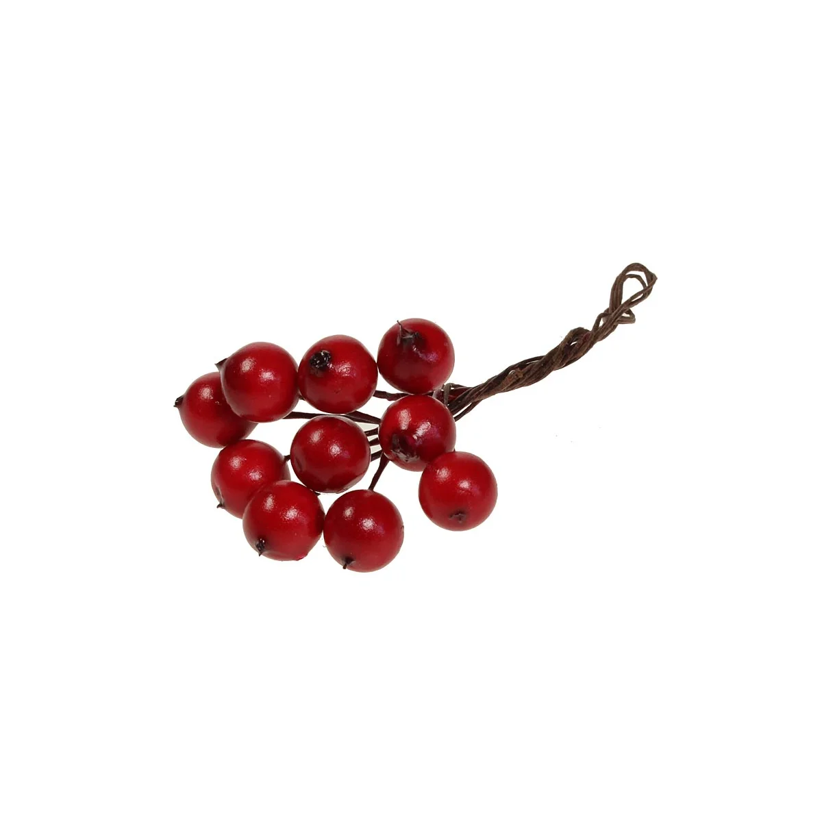 Rotes Deko-Beerenbund mit 10 Bastelbeeren