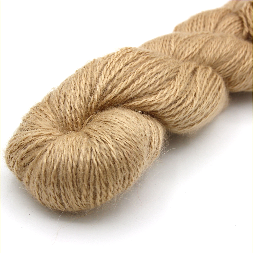 Mohair-Seidengarn aschblond / Puppenhaar