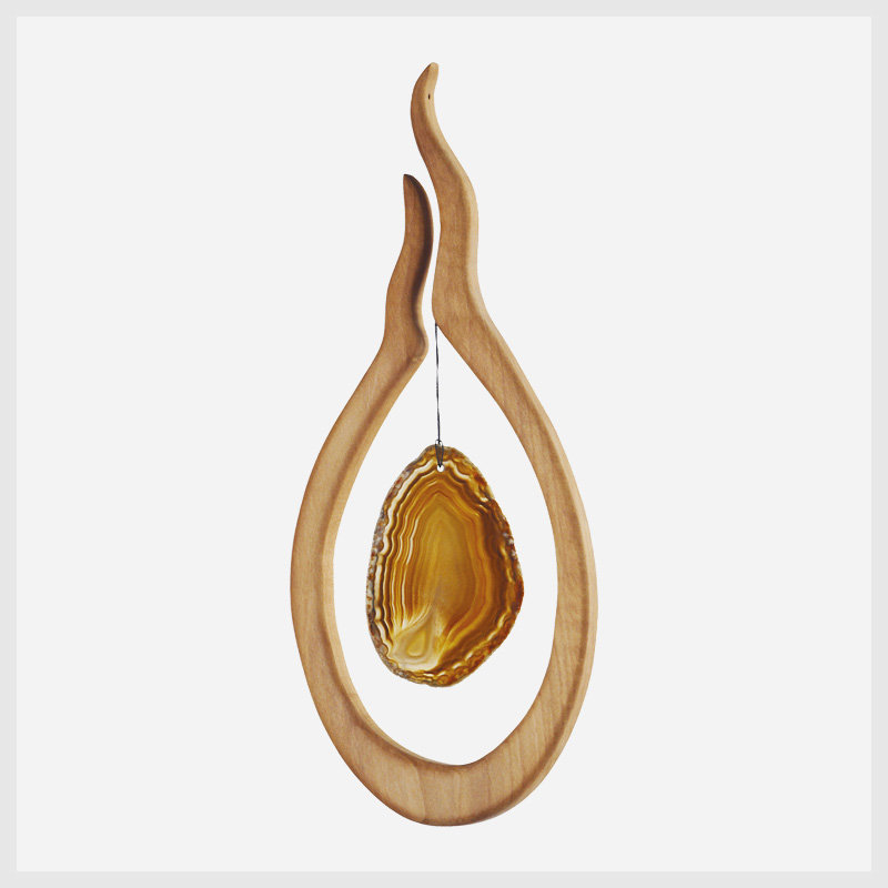 Feng Shui Fensterschmuck Feuer natur Achat Feng Shui Fensterschmuck Feuer natur Achat