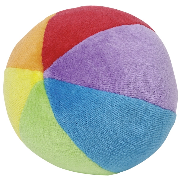 Ball aus Stoff mit Rassel
