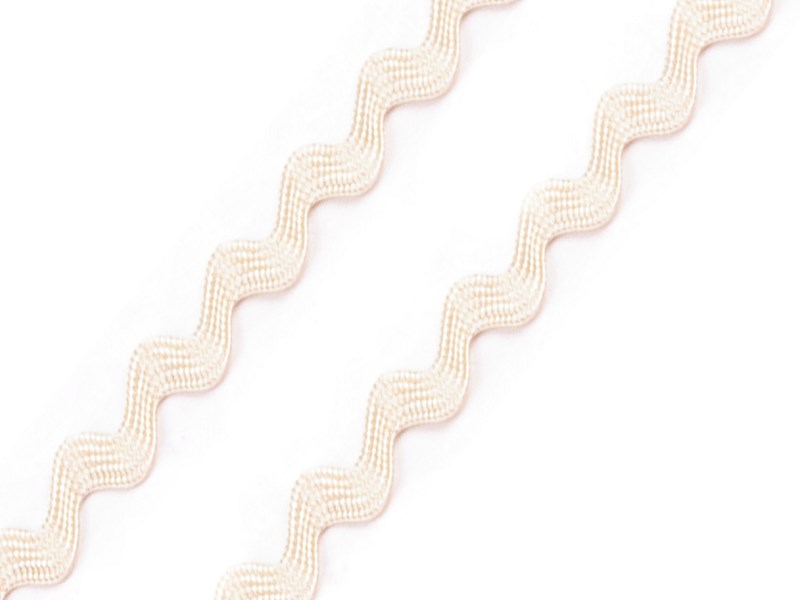 Zackenlitze 6 mm vanille