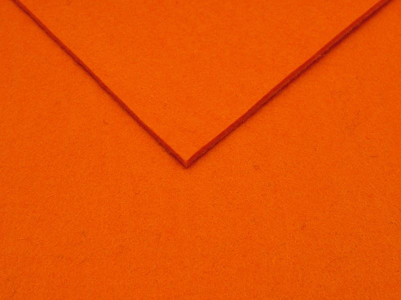 Design Wollfilz 3mm Orange