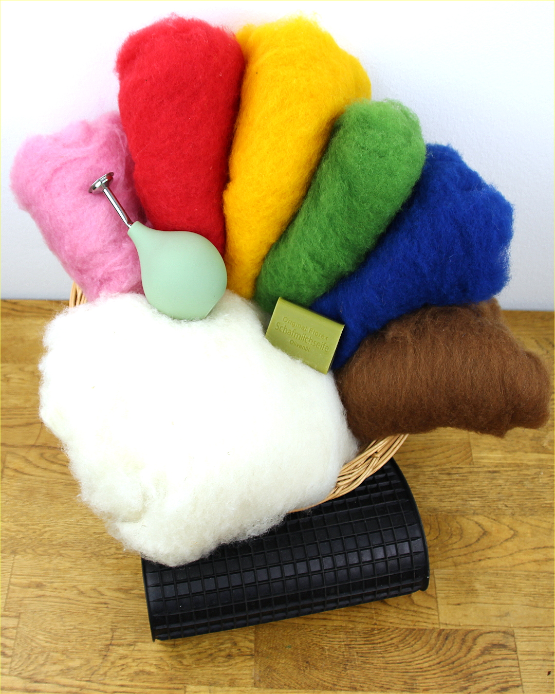 Filzpackung - Startset Nassfilzen Filzpackung - Startset Nassfilzen