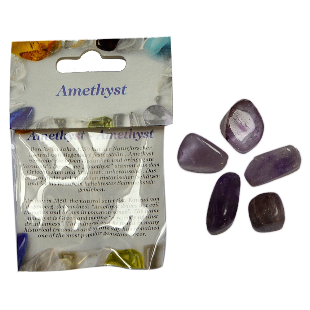 Amethyst Set Trommelsteine Amethyst Set Trommelsteine