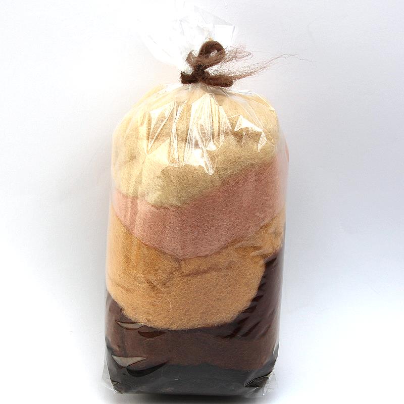 Probepackung Hauttöne im Vlies 100 g Probepackung Hauttöne im Vlies 100 g