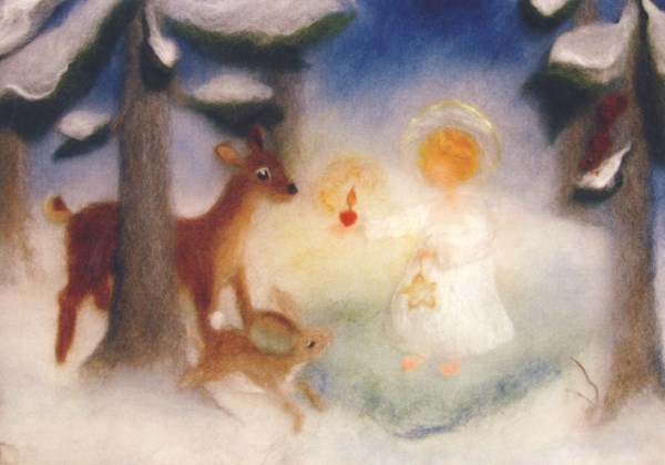 Kunstkarte * Christkind im Wald Kunstkarte * Christkind im Wald