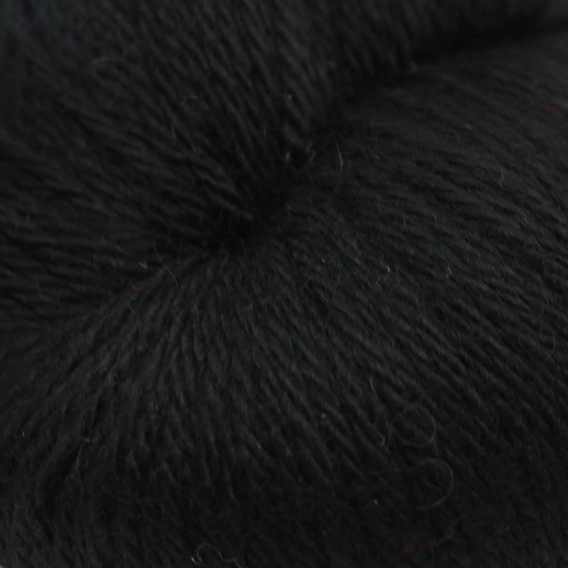 Yeti Yakwolle schwarz 100 g Strickwolle