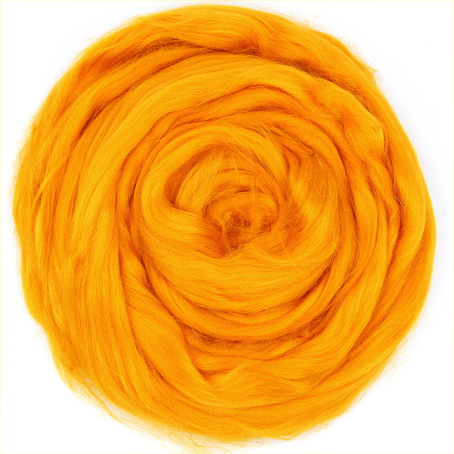 Glänzender Viskose Kammzug 50 g Glänzender Viskose Kammzug 50 g