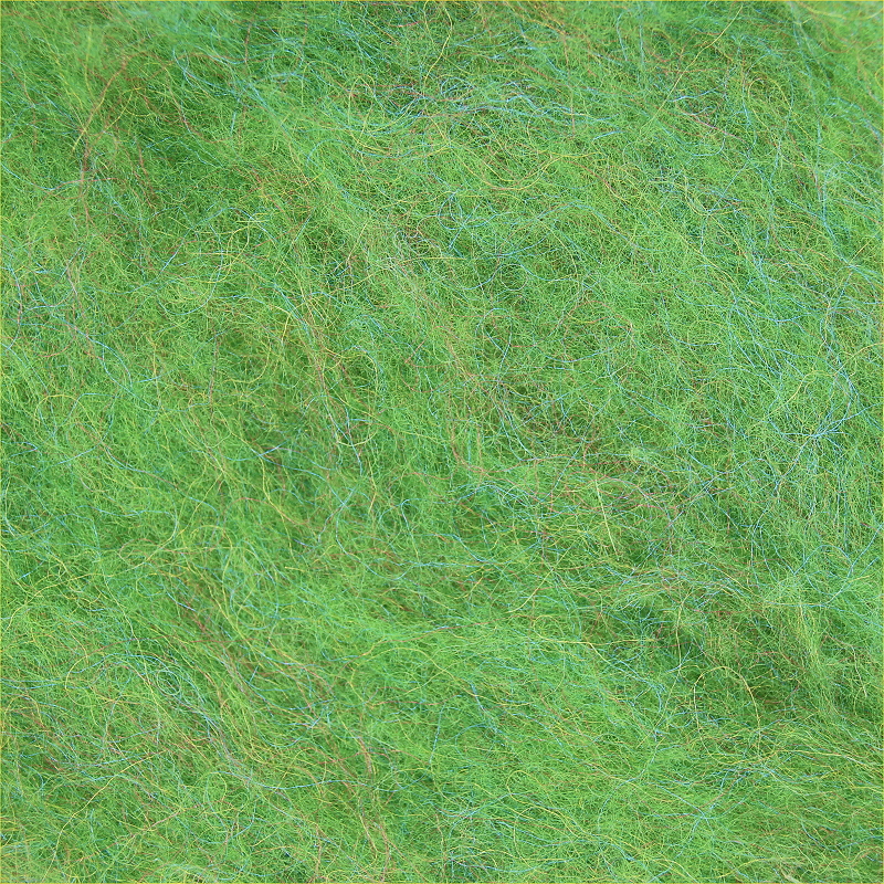 Filzwolle Glanzfein Grasgrün