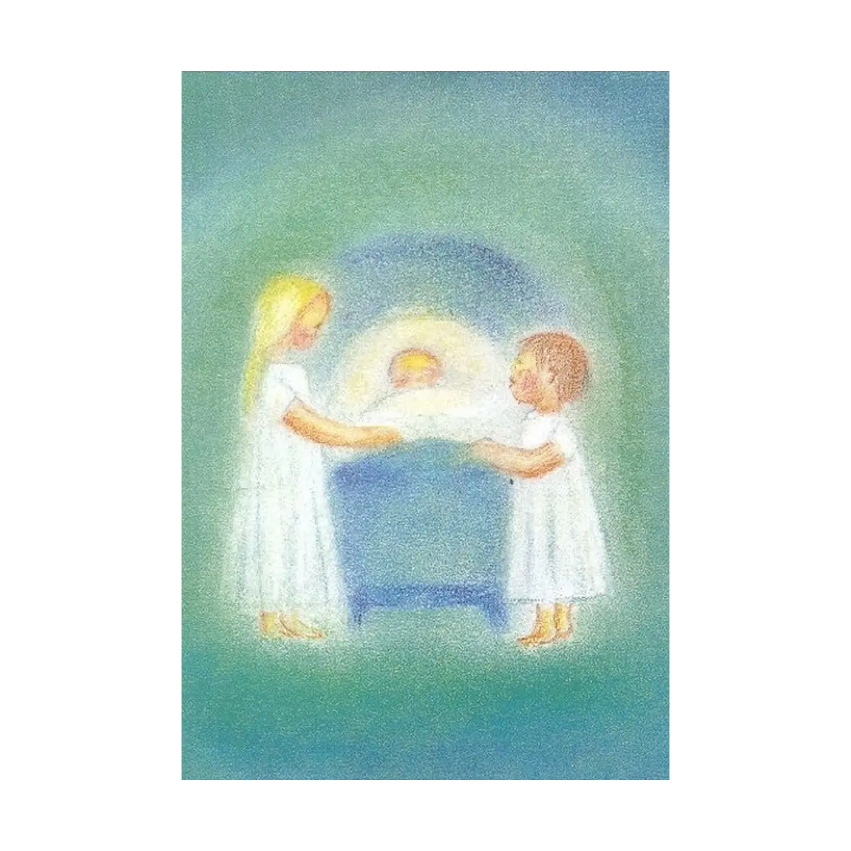 Kunstkarte Schlaf Kindelein balde