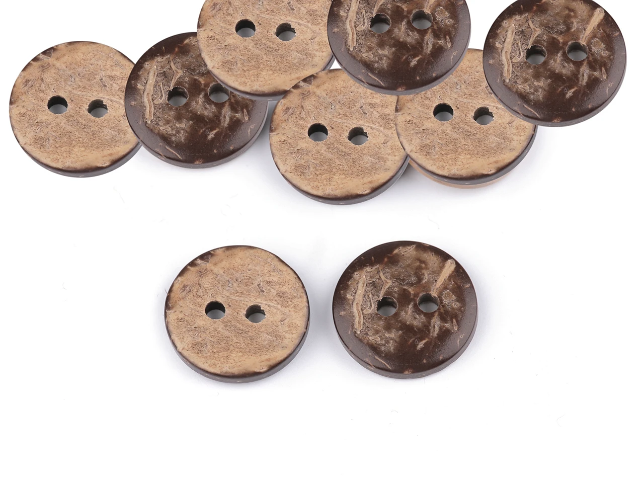 Knopf aus Kokosnuss 19mm 1 Stück