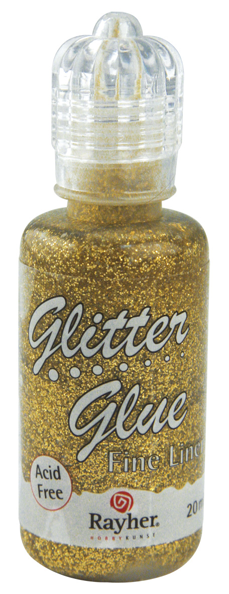 Glitter Glue metallic gold