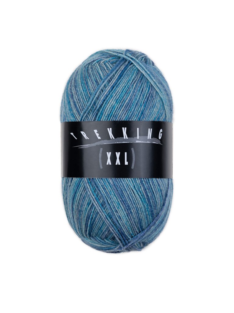 Trekking XXL Sockenwolle 4-fach 799 blau