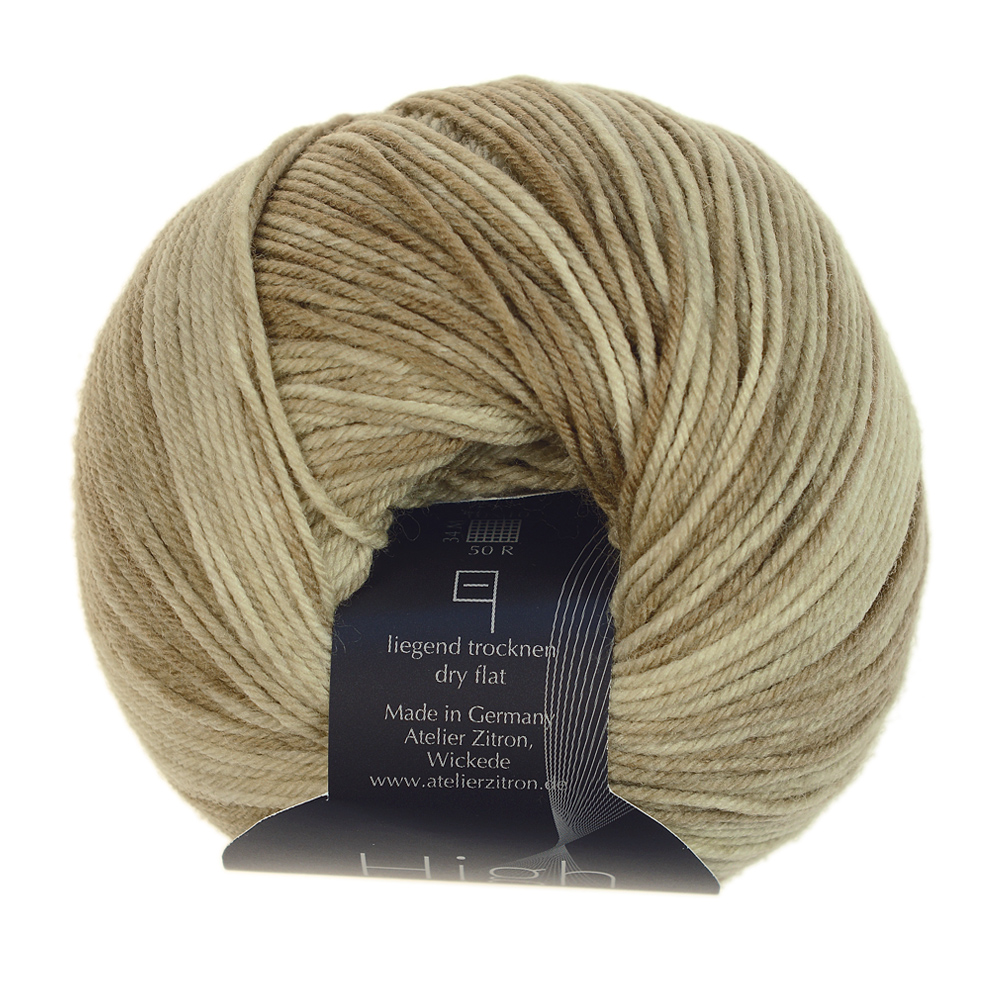 Strickwolle Atelier Zitron High Twist Concept 05 Sand Strickwolle Atelier Zitron High Twist Concept 05 Sand