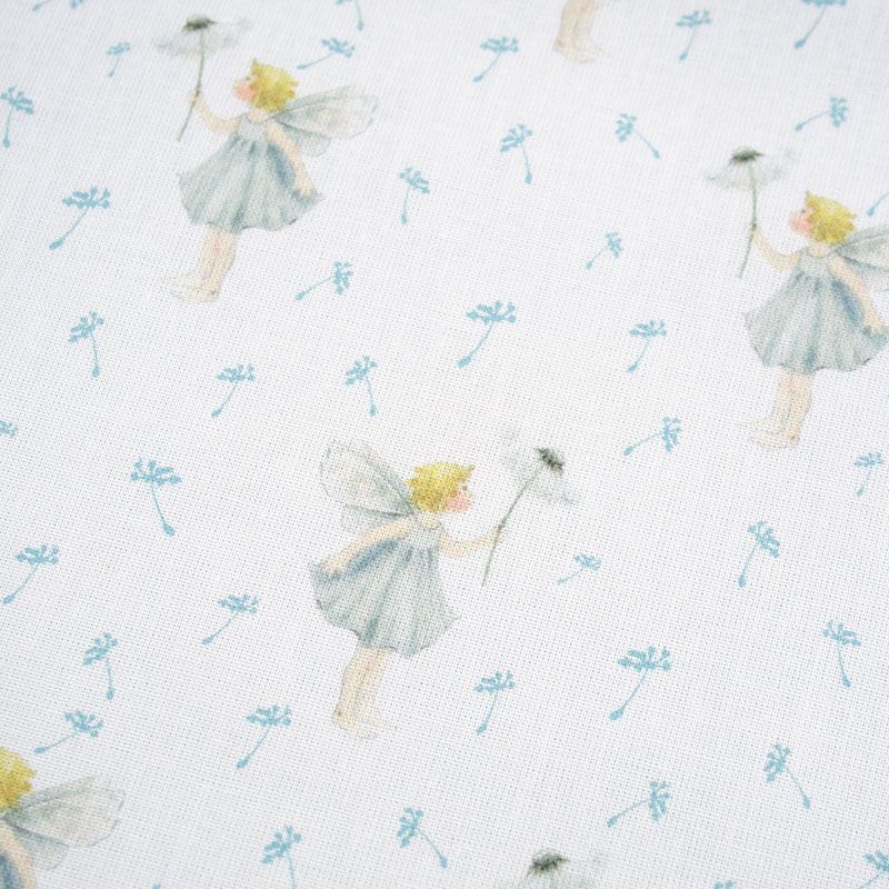 Baumwollstoff Pusteblumenelfe von Daniela Drescher Baumwollstoff Pusteblumenelfe von Daniela Drescher