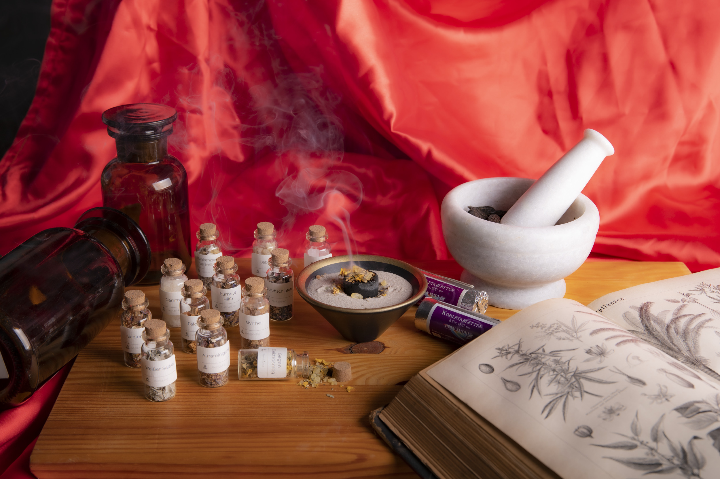 Die kleine Hausapotheke des Räucherns Die kleine Hausapotheke des Räucherns