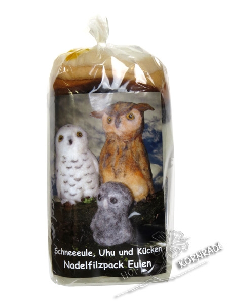 Nadelfilzpack „Eulen"