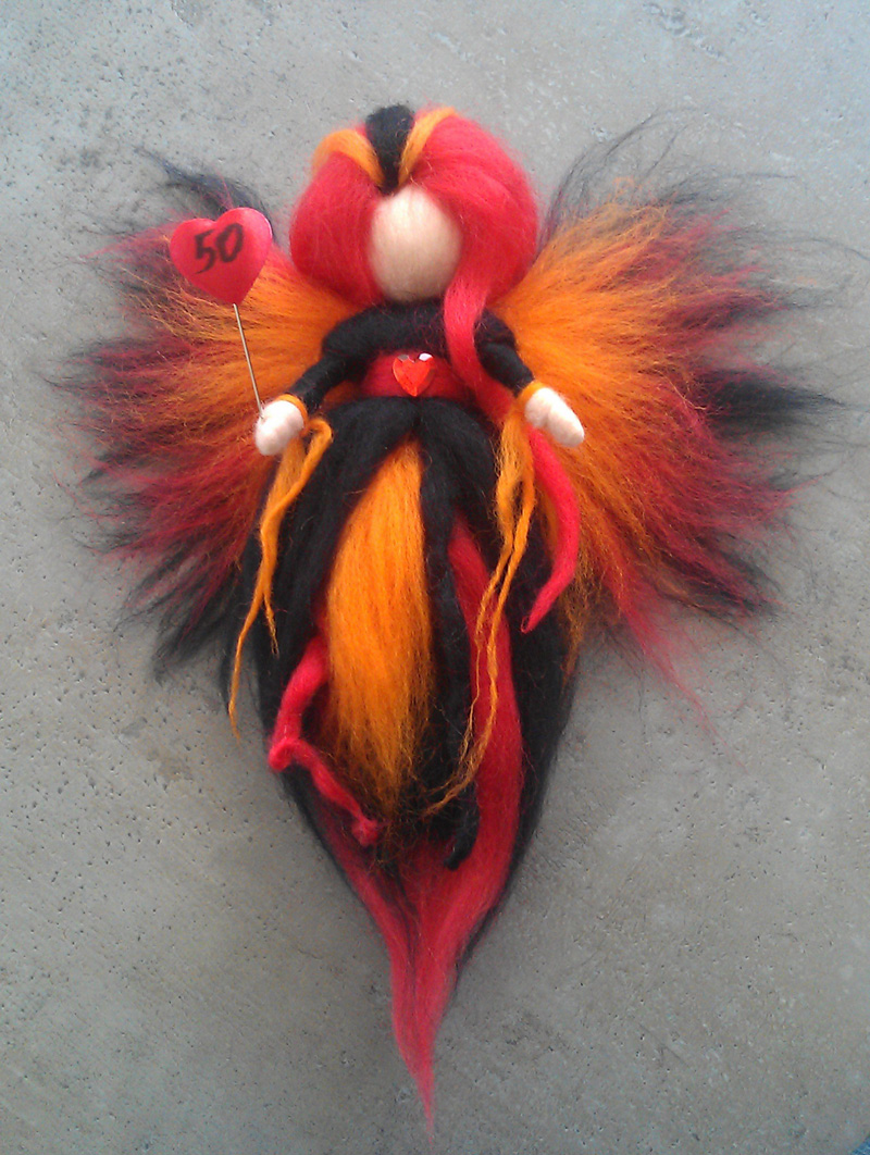 Feuerengel - aus Märchenwolle Feuerengel - aus Märchenwolle