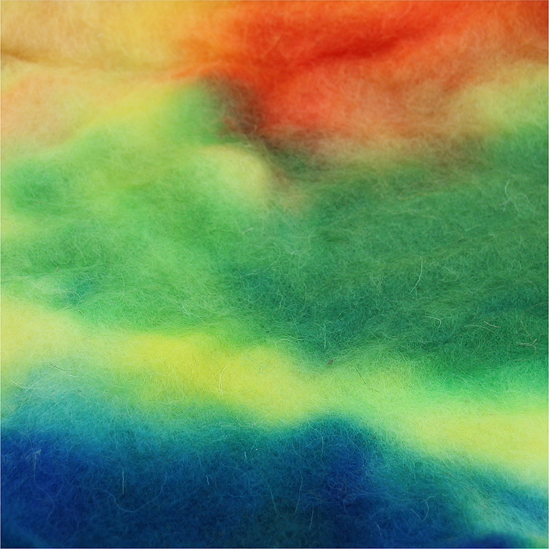 Handgefärbte Bergschafwolle Kunterbunt  Handgefärbte Bergschafwolle Kunterbunt